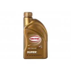 Масло SINTEC Супер SAE 10W-40 API SG/CD канистра 1л/Motor oil 1liter can
